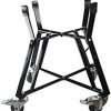 Dracarys Rolling Cart for Big Green Egg Accessories Rolling Nest with Heavy Duty Locking Caster Wheels Powder Coated Steel Rolling Outdoor Cart for Large Big Green Egg Kamado Joe Grill Stand