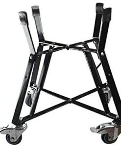 Dracarys Rolling Cart for Big Green Egg Accessories Rolling Nest with Heavy Duty Locking Caster Wheels Powder Coated Steel Rolling Outdoor Cart for Large Big Green Egg Kamado Joe Grill Stand