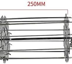 Roaster Barbecue Kebab Maker Meat Brochettes Skewer Machine BBQ Grill Accessories Tools Set (Size : L) (Small) 2