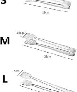 Catering tongs Stainless Steel BBQ Food Tongs Heat Bread Clip Pastry Clamp Barbecue Kitchen Tongs Kitchen Utensils Cooking Tool 2