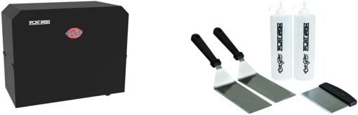 Char-Griller Gas Griddle Bundle with Cover and Accessories