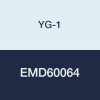 YG-1 EMD60064 Carbide V7 Mill INOX End Mill, 4 Flute, Stub Length, 4" Length, 1"