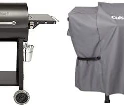 Cuisinart Grill Bundle – Wood Pellet Grill & Smoker​ – 465 sq. inch Cooking Space & Pellet Grill Cover 2