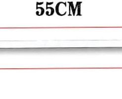 6 Pack Kebab Skewers 21.5 Inch Grill Skewers Stainless Steel BBQ Barbecue Sticks Skewer Heavy Duty Large Wide Reusable with Nonslip Wooden Handle for Kabob Shrimp Chicken 2