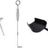 Domi 3-Shelf Outdoor Grill Cart with Wheels, Pizza Oven and Food Prep Table, Blackstone Table with Propane Tank Hook, Grill Stand for Outside BBQ 4