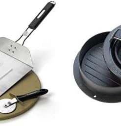 Cuisinart Pizza Grilling Set with Burger Press, Stainless Steel
