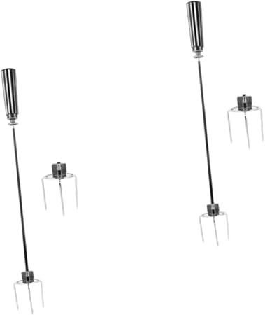 3 Sets Air Fryer Forks Roast Chicken Tool Home Grill Forks Stainless Steel 3 Sets Air Fryer Forks Roast Chicken Tool Home Grill Forks Stainless Steel