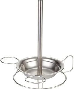 Stainless Steel Stand Holder Chicken Cooker Barbecue with Handle Chicken Roaster Grill Tools for BBQ
