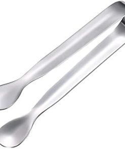 Cooking Tongs 1pc Stainless Steel Clip Ice Tong Bread Food BBQ Clip Barbecue Clip Ice Clamp Tool Bar Kitchen