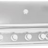 Blaze Premium LTE 5 Burner Grill Skin & Control Panel Cover - Stainless Steel - BLZ-5BSK-SS