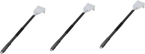 BESPORTBLE 3pcs Aluminum Handle BBQ Ash Tool Grill Scrubber Fireplace Grate Cleaner Flat Grill Scraper for Chiminea Accessories