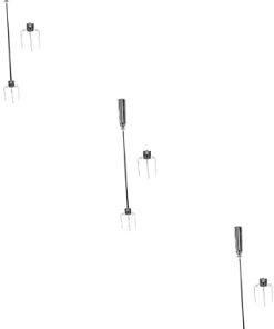 1 Set Rotisserie Fork for Air Fryer Handle Chicken and Meat Grilling Forks Lightweight and Portable Bbq Skewers for Outdoor Picnics and Roasting
