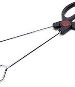 Stainless Steel Barbecue Grill Barbecue Pliers Plastic Handle Barbecue Buffet Food Clip Carbon Pliers BBQ Tools 2
