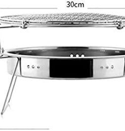 BBQ Grill Outdoor BBQ Grill Stainless Steel BBQ Grill Folding Barbecue Accessories Portable Kitchen Cooking Tools for Outdoor Camping 2