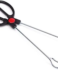 Stainless Steel Barbecue Grill Barbecue Pliers Plastic Handle Barbecue Buffet Food Clip Carbon Pliers BBQ Tools