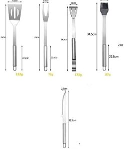 BBQ Tools Grilling, Stainless Steel Grill Accessories with Aluminum Case, Grill Mats for Camping/Backyard Barbecue,Grill Utensils Set 2