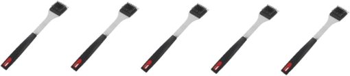 5pcs Cleaning Brush BBQ Brush for Efficient Grill Cleaning Handle for Safety Ergonomic Prevent Hand Fatigue for Outdoor Grilling and Maintenance