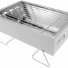 BBQ Grill Outdoor Stainless Steel BBQ Grill Mini BBQ Grill Portable Folding Barbecue Grill Home Camping Cooking Tool BBQ Accessories