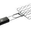 BBQ Tongs Tools Grilling Basket Stainless Steel BBQ Mesh Grill Mat for Grill Skewers Accessories