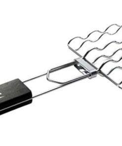 BBQ Tongs Tools Grilling Basket Stainless Steel BBQ Mesh Grill Mat for Grill Skewers Accessories