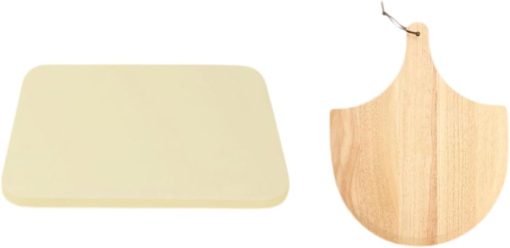 Rectangular Pizza Stone Pizza Tools Bread Baking Stone Large Pizza Peel Cordierite Cooking Stone for Kitchen Grilling Baking