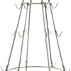 SUPVOX Stainless Steel Barbecue Rack with Hanger Hanging Rack for Outdoor Grilling and Easy to Clean Bbq Accessory for Home Use and Cookouts