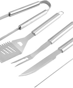 BBQ Grill Accessories, Grill Tools for Outdoor Grill, Heavy Duty Stainless Steel Grill Set with Aluminum Case, Barbeque Tools for Father’s Day 2