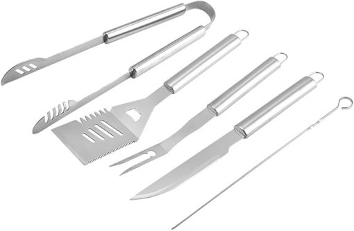 BBQ Grill Accessories, Grill Tools for Outdoor Grill, Heavy Duty Stainless Steel Grill Set with Aluminum Case, Barbeque Tools for Father's Day - Image 2