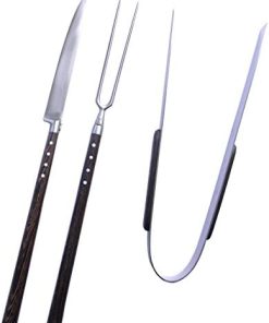 Laguiole en Aubrac Barbecue Serving Set, 3 parts, Wenge Handle, SMB99WEIF 2