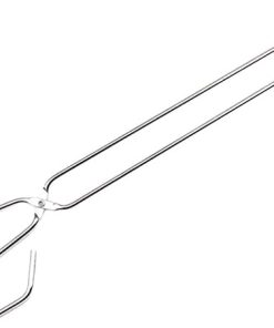 Fire Log Tongs Heavy Duty BBQ Tools BBQ Carbon Tongs Metal Clip Tongs Grill Tongs for Fireplace Outdoor BBQ Hiking Fire Place