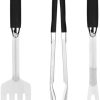 Stainless Steel Home Outdoor Barbecue Tool BBQ Aluminum Box Barbecue Shovel 3