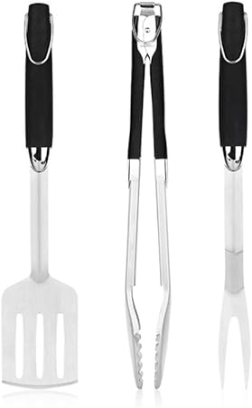 Stainless Steel Barbecue Tools, BBQ Barbecue Set, Outdoor Picnic Barbecue Three-Piece Set, Thickened Steel Barbecue Tools, Camping Party Barbecue Set (White-Fruit Peach5) Stainless Steel Barbecue Tools, BBQ Barbecue Set, Outdoor Picnic Barbecue Three-Piece Set, Thickened Steel Barbecue Tools, Camping Party Barbecue Set (White-Fruit Peach5)