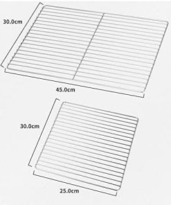 HEAGER Stainless Steel Cooking Grate Grid, Grids Grates Barbecue net Stainless Steel Rectangular Square roof Grid Grid mesh Tools Outdoor Accessories 2
