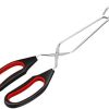 BBQ Tools Barbecue Scissor Tongs Grilled Food Tong Long Handle Scissor BBQ Bread Roast Clip Kitchen Baking Tongs BBQ Accessories(H0016-M)