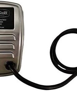 OneGrill 3WSS40 Stainless Steel Grill Rotisserie (Compatible with All Weber 300 Series 3 Burner Genesis/Genesis II/Spirit/Spirit II) W/ 13 Watt Electric Motor; 3/8 Inch Square Spit Rod. 2