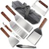 BBQ Grilling Accessories Set, 12Pcs Stainless Steel Accessories Kit, Barbecue Grilling Tool, BBQ Utensil Set for Outdoor Camping Backyard 4