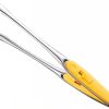 BBQ grill tongs, Grill Clip Kitchen Wooden Steak Clip Food Fruit Bread Pan Roast Clip 3