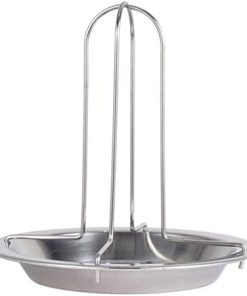 OUSIKA DOUBA 1Set Barbecue Grilling Baking Cooking Pans Non-Stick Chicken Roaster Rack with Bowl BBQ Accessories Tools Barbecue