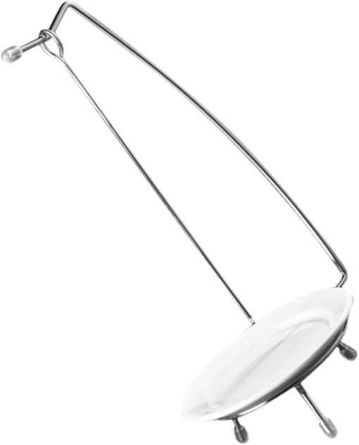 Garneck 6-piece Barbecue Tool Set Kebab Skewers Stand Holder Flat Skewers for Grilling Stainless Steel for Meat