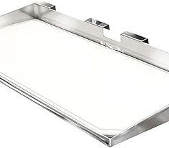 Magma Products A10-902 Stainless Steel Detachable Serving Shelf for Grill with Removable Plastic Cutting Board, Fits 9 x 18 Inch Cooking Grate Grills