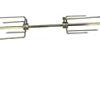 Mont Alpi 805 Stainless Steel Heavy Duty 44 inch Electric Motor Portable Deluxe Barbecue Rotisserie Grill Kit - Hexagon Spit Rod - 120V 4 Watt 60Hz - Holds up to 25 lbs - Fits All 805 Grills - MAROTIS