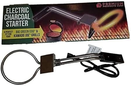Premium Electric Charcoal Starter Products Perfect for Big Green Egg, Kamado Joe & Weber Kettle Grills - Adjustable Height, 600 Watt Strong and A One Year Warranty - Great for Lump Charcoal