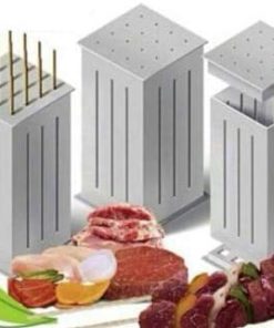 Easy Barbecue Kebab Maker Meat Brochettes Skewer Machine BBQ Grill Accessories Tools Set Meat Skewer Machine with 16 Skewers 2