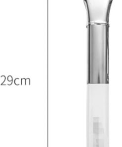 Kitchen Cooking Tongs Stainless Steel Grill Tongs Silicone Anti-scalding Handle for Cooking BBQ Tongs Tongs Kitchen Tool(29cm) 2