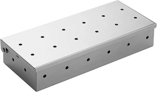 BBQ Box for Chips Stainless Steel BBQ Grilling Accessories Won't Warp On Gas Grill Or Grill Accessories