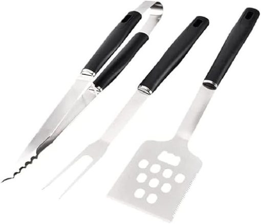 BBQ Grill Accessories, Heavy Duty Stainless Steel BBQ Tool Set for Men, Grilling Kit for Camping, Kitchen, and Outdoor Use