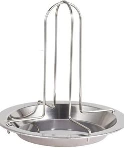 JSEIAJB 1set Barbecue Grilling Baking Cooking Pans Non-Stick Chicken Roaster Rack with Bowl BBQ Accessories Tools