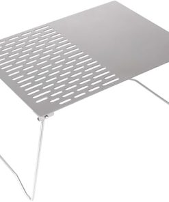 Reusable Barbecue net,BBQ Grill Rack, Titanium Roasting Frame,BBQ Grill Net Pure Titanium Barbecue Net - Foldable Legs, Thicken Grid, Outdoor Grilling