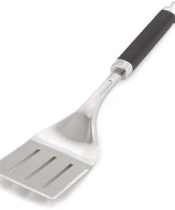 Weber Premium Turner (46cm), Made of Stainless Steel, with Anti-Slip Comfort Grip, Angled Neck, Dishwasher Safe - Black/Silver (6761)