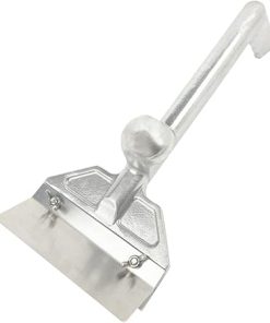 Heavy Duty Grill Scraper Stainless Steel Griddle Squeegee Heat Resistant for Cleaning Skillet Scraper Tool